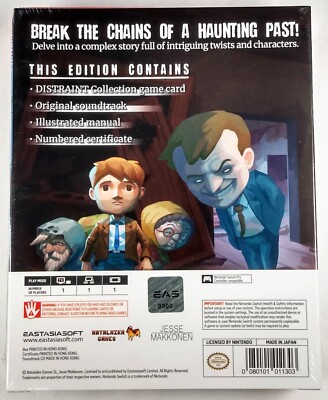 Nintendo Switch DISTRAINT Collection switch Distraint Collection LIMITED EDITION Sealed / Imperfect Nintendo