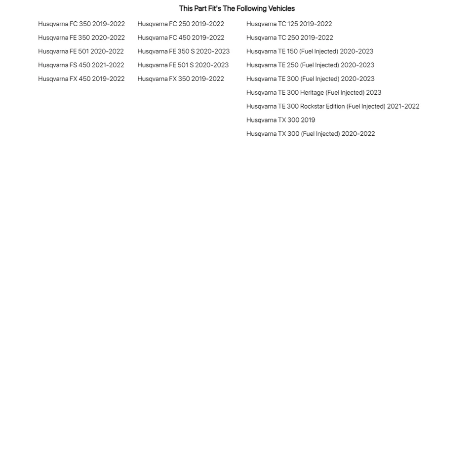 Stegz Standard Steg Pegz For HUSQVARNA FE 350 S 2020-2023 - Image 2 of 2