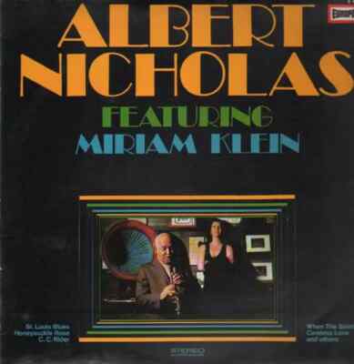 Albert Nicholas featuring Miriam Klein NEAR MINT Europa Vinyl LP
