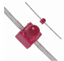 Pack of 8  HLMP-6620  Red 626nm LED Indication - Discrete 5V Axial, Flat Lead...