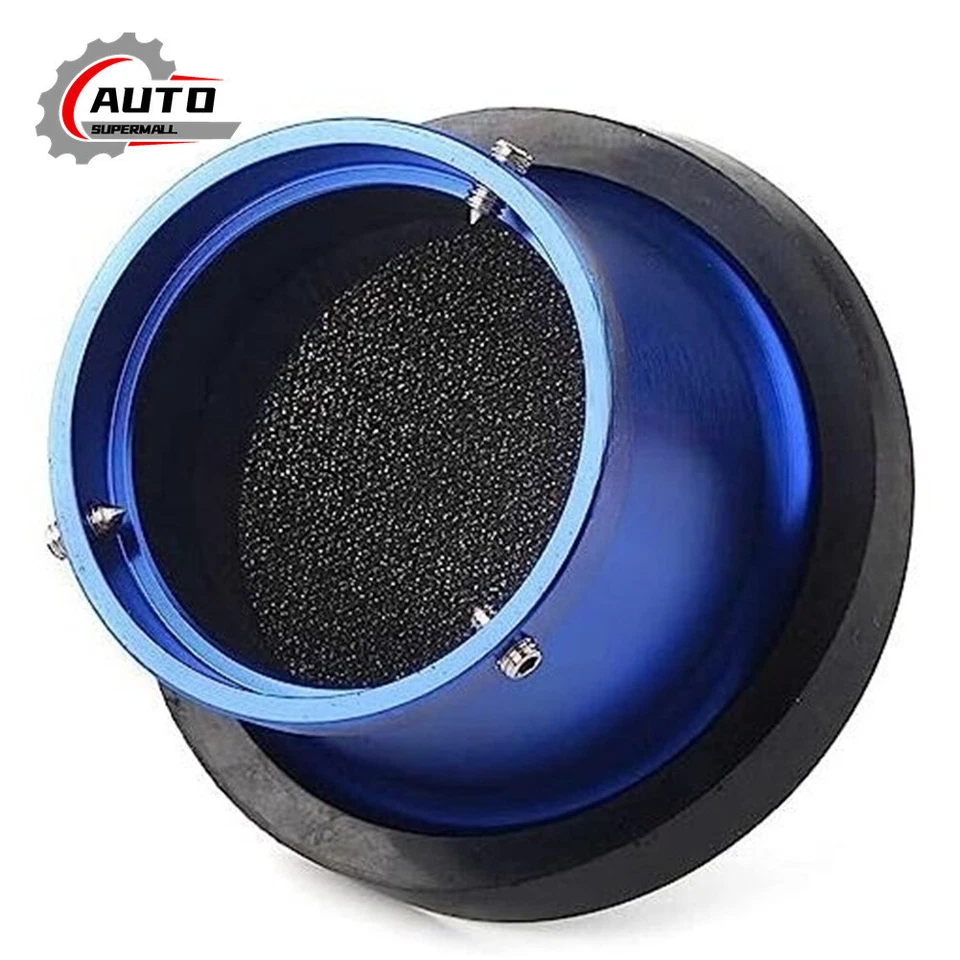 Velocity Stack Air Filter Cup For PWK32 PWK34 Carburetor Yamaha Honda Blue Foto 2 de 4