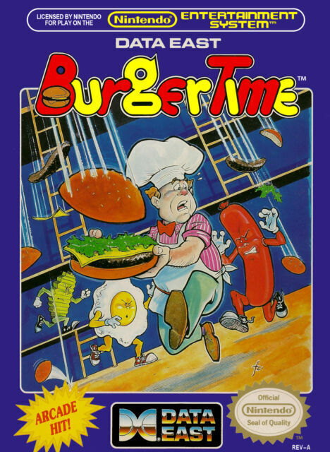 Burger Time (NES, 1987)