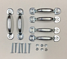 3 Pair 7" Lift Handle Closed Grip  Hardware Garage Door Truck Interior Exterior