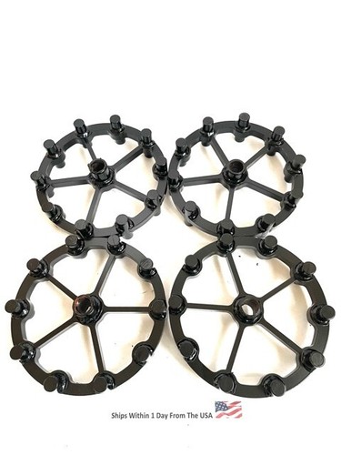 MTD Yardman 2 Track Drive Wheels 631-0002 2 Idler Wheels Part Rubber Track - Picture 2 of 4