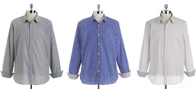 DKNY Jeans Shirt Mens Regular Fit 100% Cotton Long Sleeve Casual Button Front