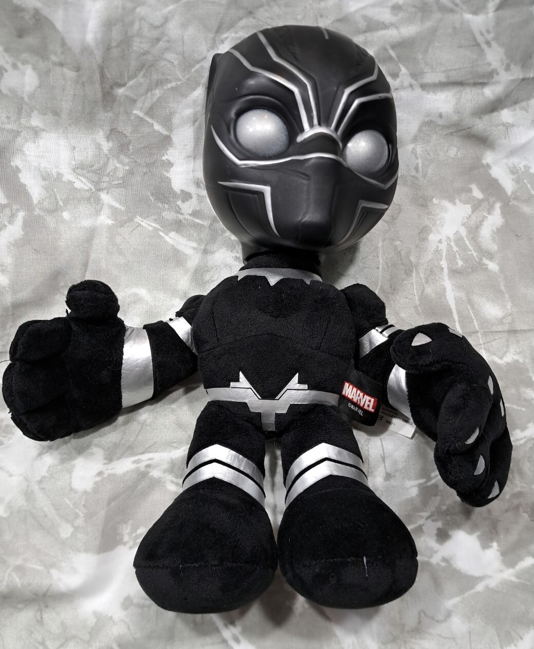 Marvel Avengers Black Panther Heart of Wakanda Forever Plush Talking Light Up
