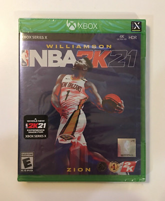 NBA 2K21 Williamson (Microsoft Xbox Series X, 2020) 2k Games - New Sealed