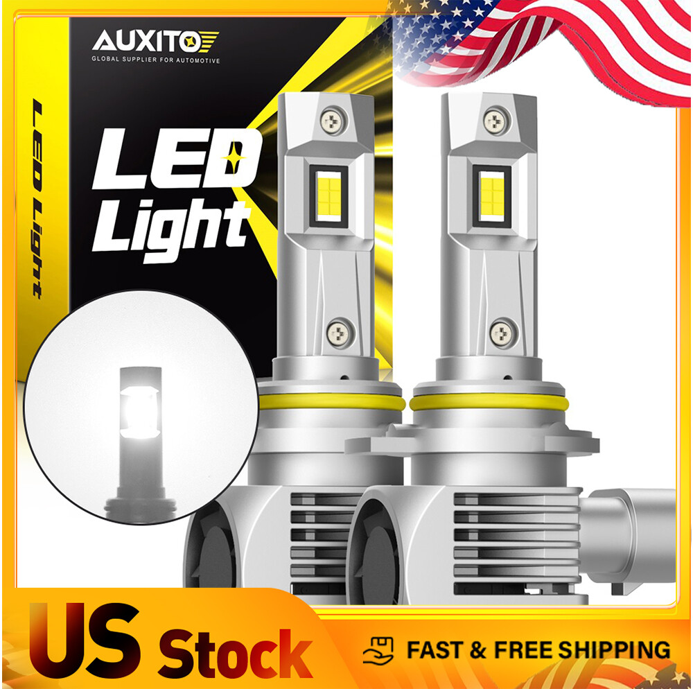 AUXITO HIR2 9012 LED Headlight Conversion Kit High Low Beam Bulbs Q16 2-Pack
