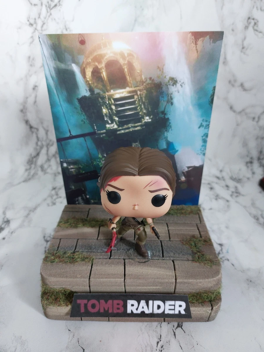 TOMB RAIDER FUNKO POPS 2 POP DISPLAY. POP VINYL