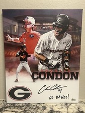 Charlie Condon Signed UGA Custom 16x20 Edit Canvas Potential 2024 #1 Pick?!