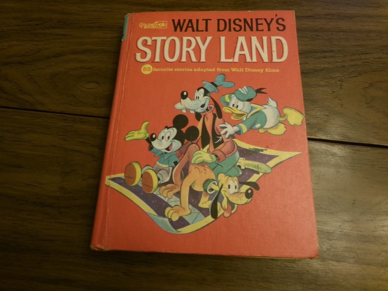 Vtg.1962 Golden Book Walt Disney's Story Land, Favorite Stories  Disney Films HC