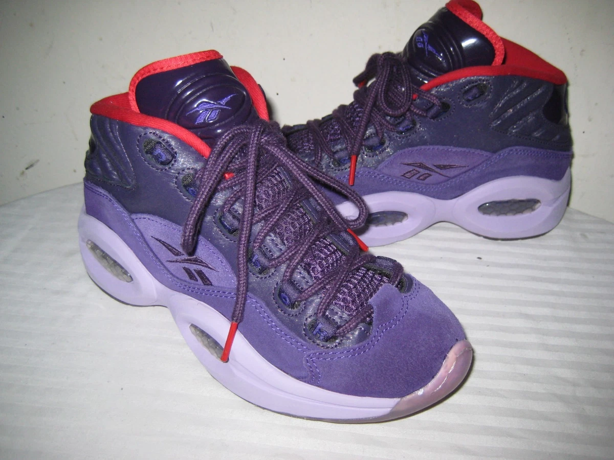 REEBOK QUESTION MID CELEBRATE HOF ALLEN IVERSON SHOES SIZE 5 RUN BIG