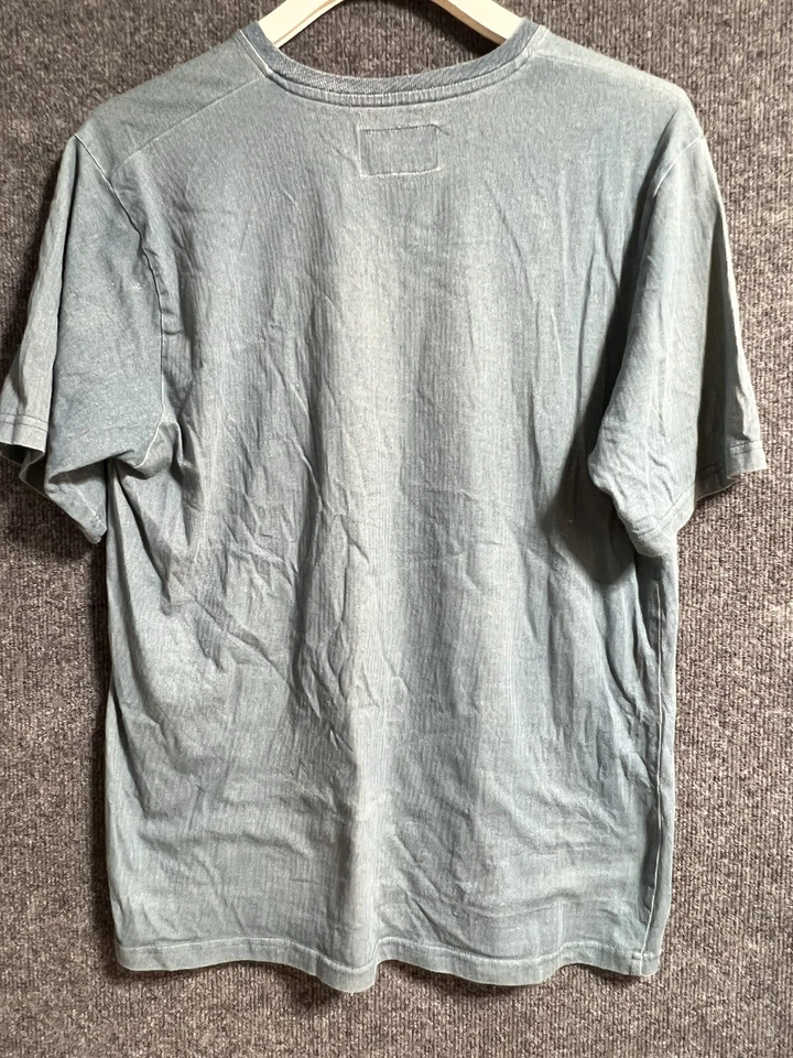 Circa Mens Henley Pullover Shirt Blue green Mens Large - Image 2 of 4