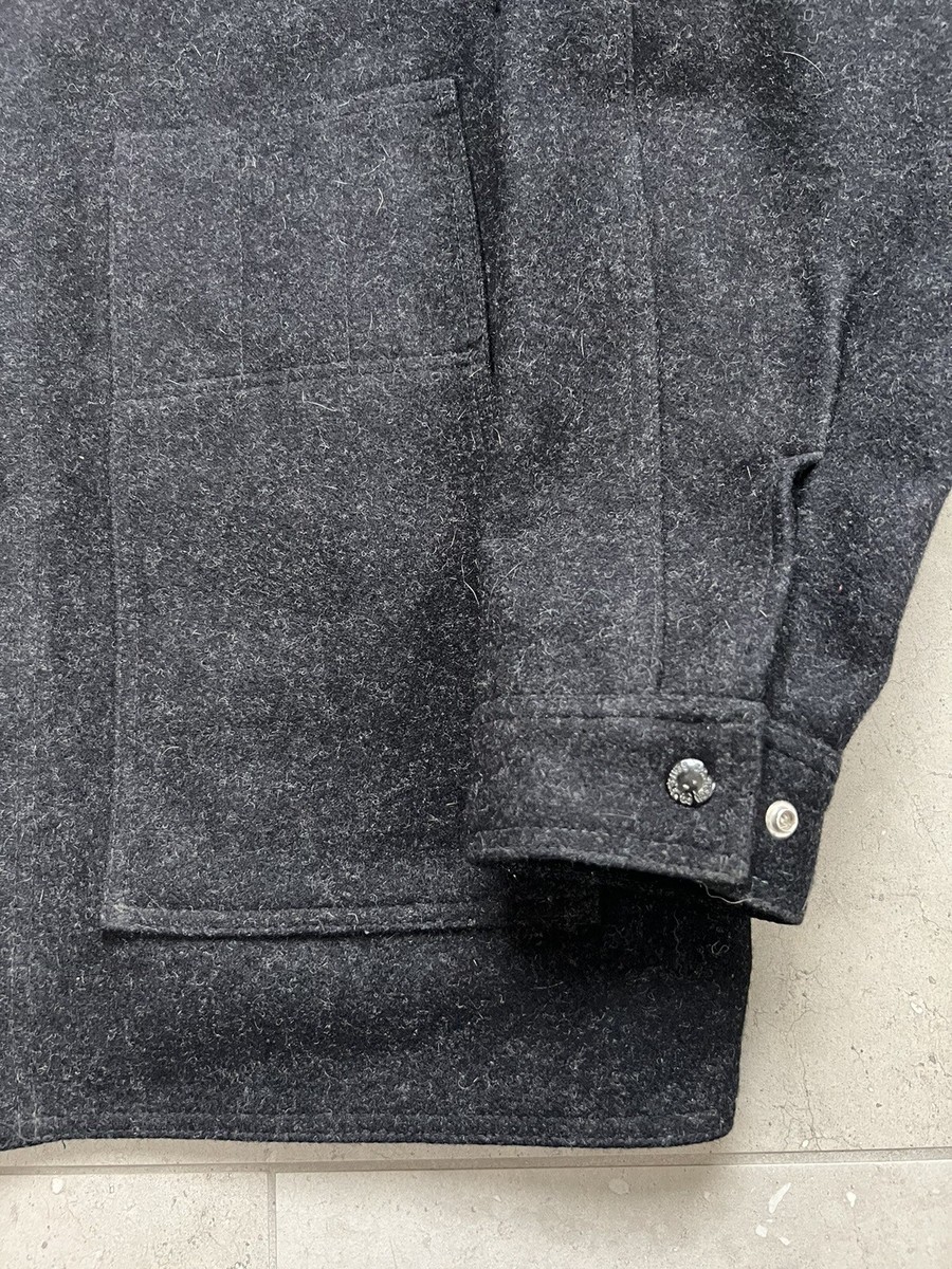 Vintage CC Filson Wool Mackinaw Cruiser Charcoal Black Vintage CC Filson Wool Mackinaw Cruiser Charcoal Black