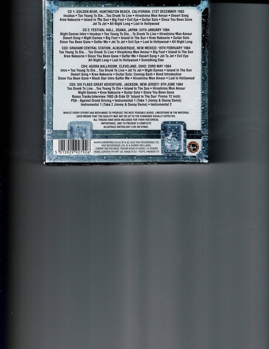 Official Bootleg Box Set Volume 2: 1983-1984 by Alcatrazz (CD