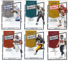 2017 Panini Prestige Football - Banner Season Insert - Choose From Card #'s 1-40