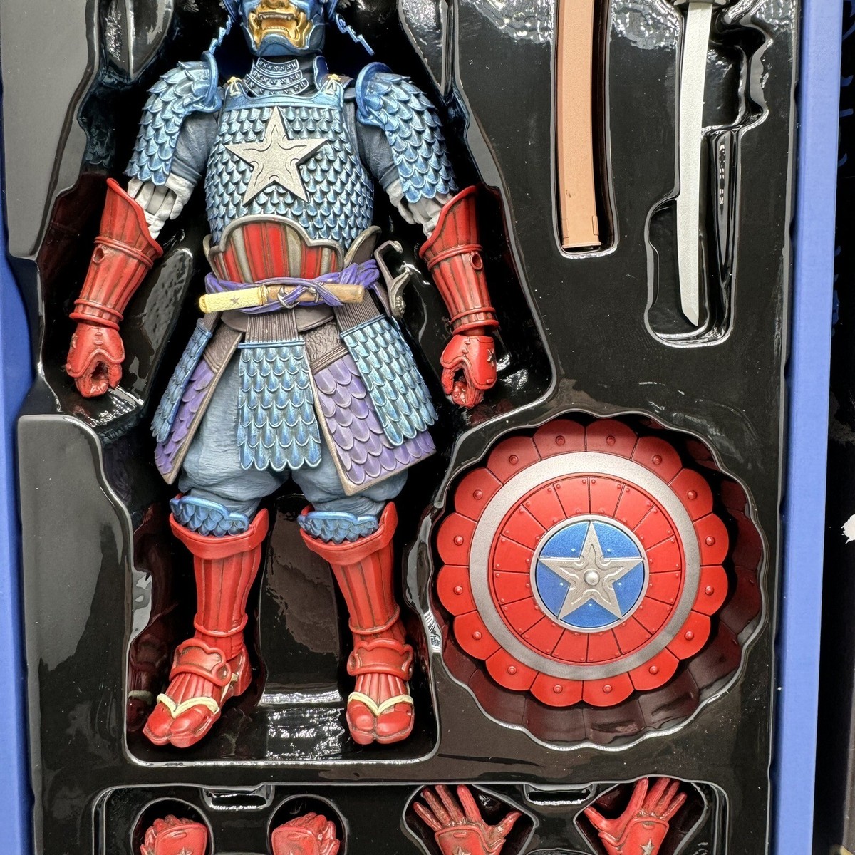 Marvel Samurai Captain America Action Figure Tamashii Nations