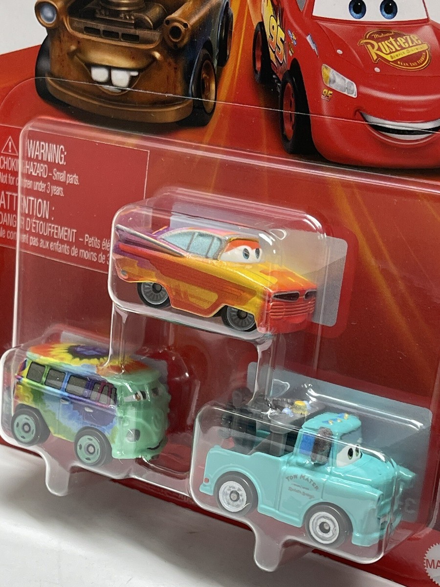 Disney Pixar Cars Mini Racers BRAND NEW MATER, FILLMORE & RAMONE 3