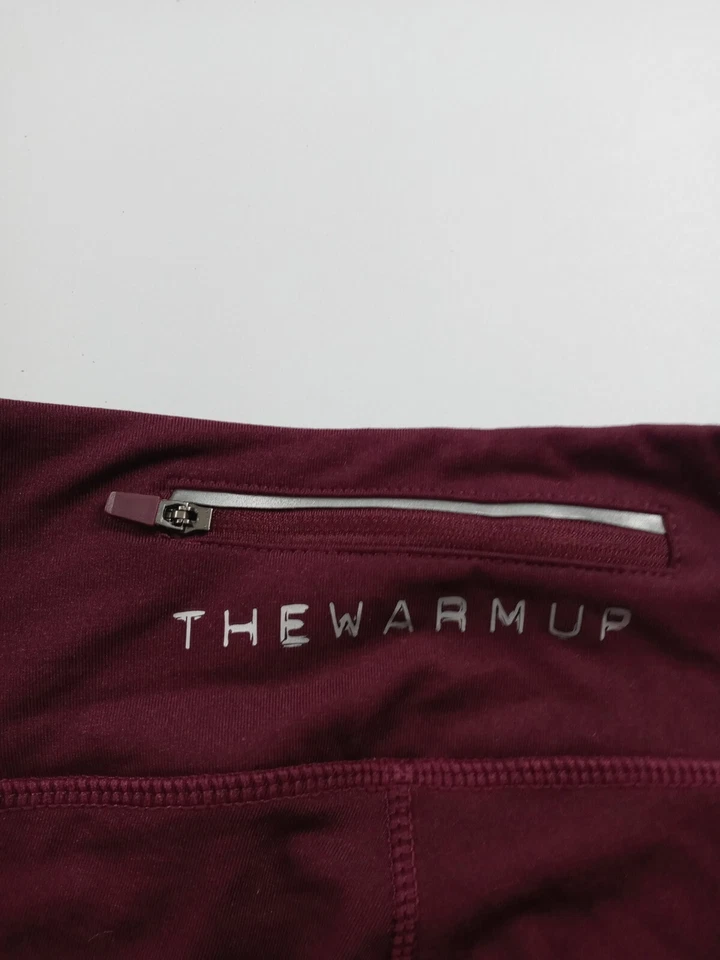 Leggings Jessica Simpson The Warm Up Mujer Talla Pequeña Borgoña Athleisure Foto 4 de 4