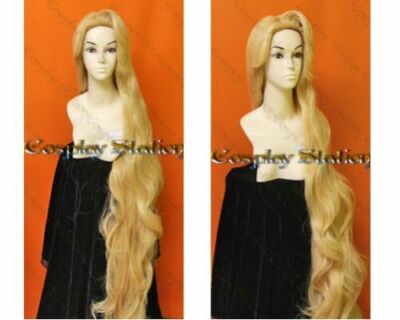 Long Hair Princess Custom Blond Curly 200cm Wig Australia