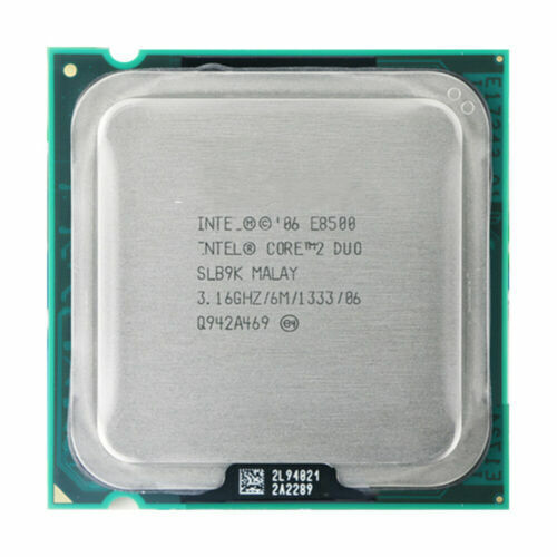 Intel Core 2 Duo E8500 Dual-Core 3.16 GHz 1333 MHz Socket T CPU Processor - Picture 2 of 4