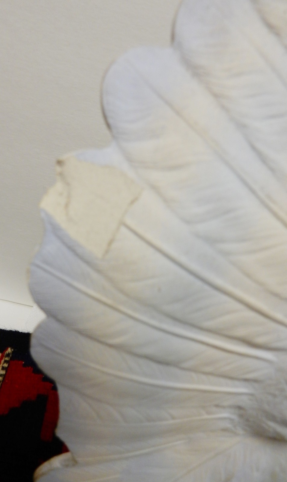 Byron Molds Bust Head Child Tribal Native Head Dress Ceramic Statue LG '82 Vtg