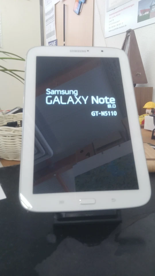 Samsung Galaxy Note 8.0 GT-N5110 16GB, WLAN, 20,3 cm (8 Zoll) - Marble White - Bild 2 von 4