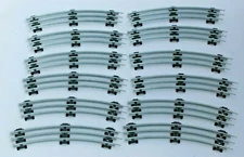 Menards O-42 42" CURVED O GAUGE TRAIN TRACK LAYOUT LOT 12 CIRCLE TUBULAR Lionel