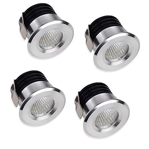 Yangtek 4 x Luci Mini Faretto led da Incasso Mini Faretti 3W LED Bianco Ca
