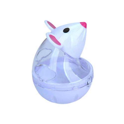 Pet Cat Dog Tumbler Feeder Leakage Food Dispenser Treat Ball Mice Toy US - Afbeelding 2 van 19