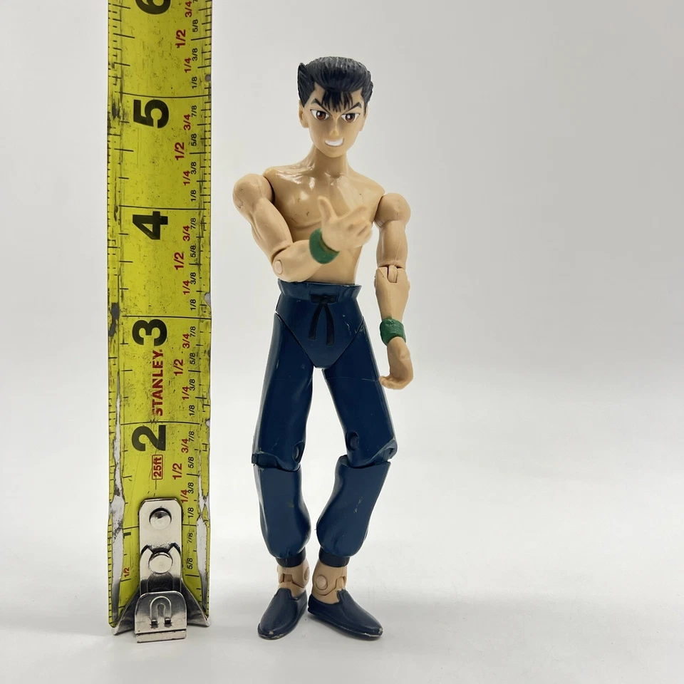 Figura de acción Jakks Ghost Files Yu-Yu Hakusho's Yusuke Urameshi 2004 solo suelta Foto 3 de 4