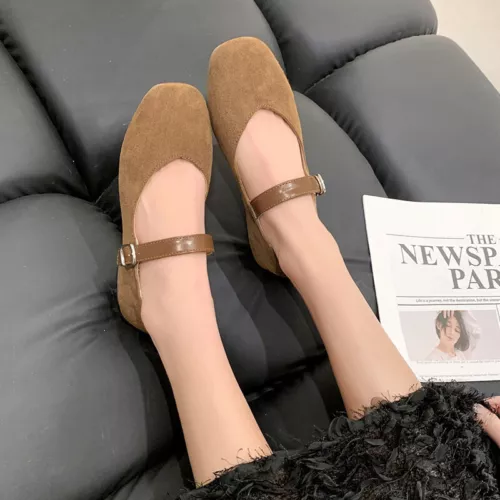 Ballerine donna slip on scuola Mary Jane punta tonda decolte comode ragazza passeggio - Foto 3 di 27