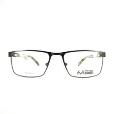 Realtree EDGE R718 GUN Eyeglasses Frames Grey Rectangular Full Rim 53-17-140