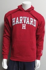 Harvard University Crimson Embroidered Sweatshirt Red - Old Varsity Brand NWT