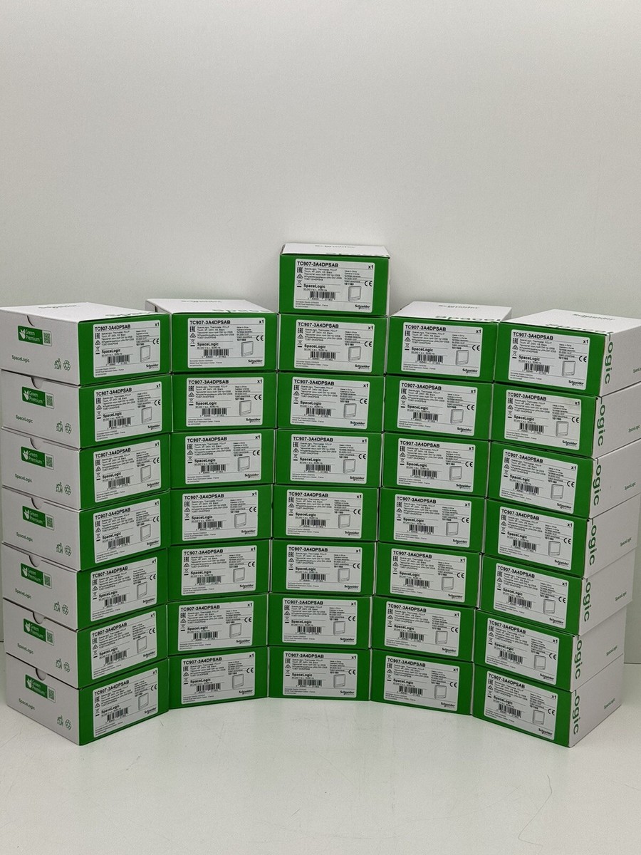 SCHNEIDER TC907-3A4DPSAB SPACELOGIC THERMOSTAT FCU-P TOUCH 4P 240V
