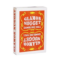 GLAMOR NUGGET ORANGE LIMITED ED DECK PLAYING CARDS POKER SIZE MAGIC TRICKS GAMES