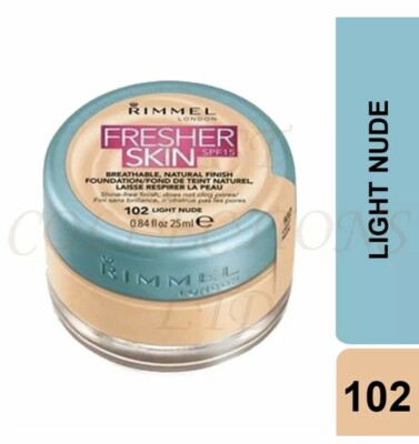 RIMMEL LONDON FRESHER SKIN LSF15 FOUNDATION 25 ML - WÄHLEN SIE IHREN FARBTON
