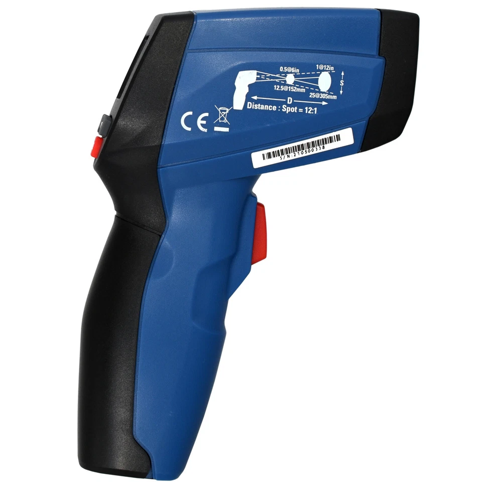 Profi Pyrometer Doppel Laser Infrarot Thermometer Temperaturmessgerät -50 760 °C - Bild 4 von 4