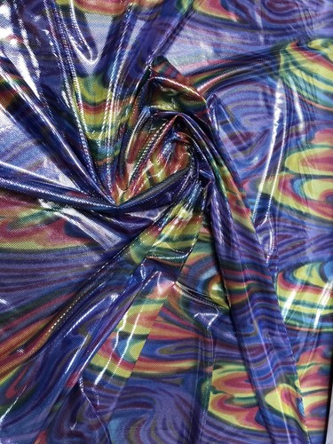 Paisley Design Metallic Nylon Spandex 4way Stre 58/60” Sold By The YD. - 第 3/12 張圖片