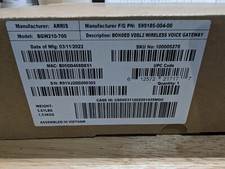 AT T Arris BGW210-700 Broadband Gateway WiFi Modem Router with Power Supply Cord