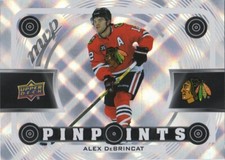 2022-23 Upper Deck MVP Pinpoints PP-11 Alex DeBrincat Chicago Blackhawks