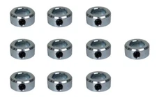 1/2" Bore Solid Zinc Set Screw Shaft Collar OD 1" Width 7/16" (12 PCS)