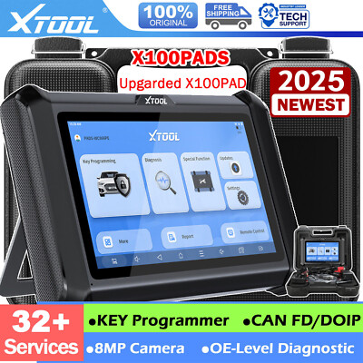 XTOOL X100PADS Professionelles IMMO-Schlüsselprogrammiertool OBD2-Scanner