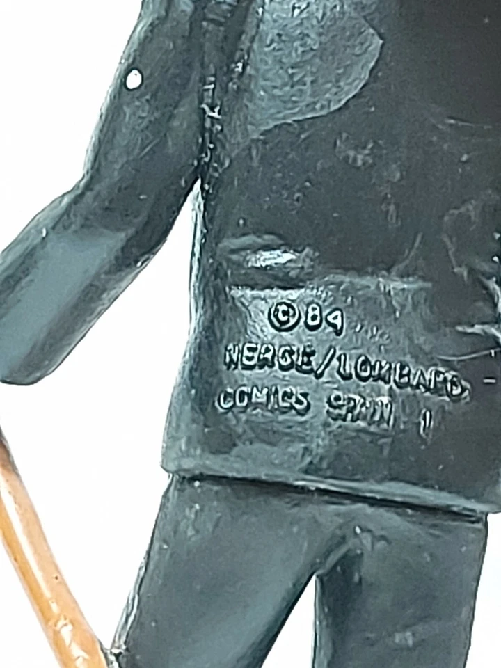 Comics Spain Dupond Dupont cane in left hand Hergé Lombard 1984 Tintin - Image 4 of 4