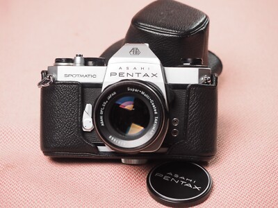 PENTAX  SPOTMATIC SP II SLR CAMERA SUPER-MULTI-COATED TAKUMAR 55mm F1.8