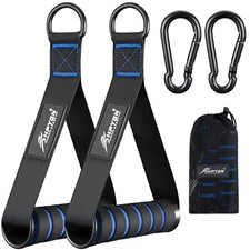 Resistance Band Handles, Exercise Handles for Cable Machine, Heavy Duty Acces...