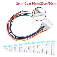 JST-XH 2.54mm 2Pin-12Pin Singleheaded Wire Cable Connector Set Male Female Lot