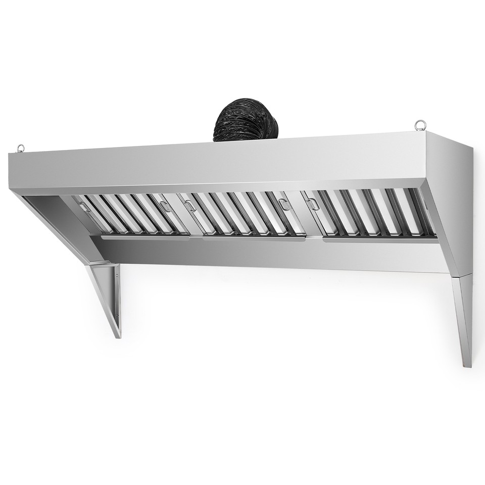 6 ft. Commercial Exhaust Hood Stainless Steel Commercial Range Hood for