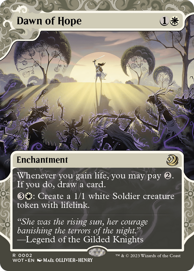 Dawn of Hope, Wilds of Eldraine Enchanting Tales, MTG WOE NM/M | eBay