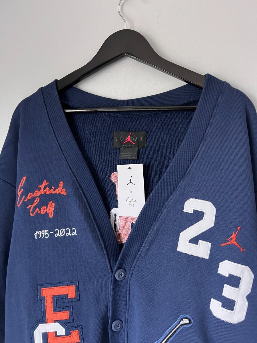 Eastside Golf x Jordan Cardigan - Size Large - Navy - NEW Eastside Golf x Jordan Cardigan - Size Large - Navy - NEW